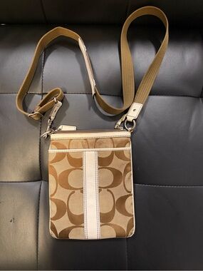 Coach bag with signs of usage